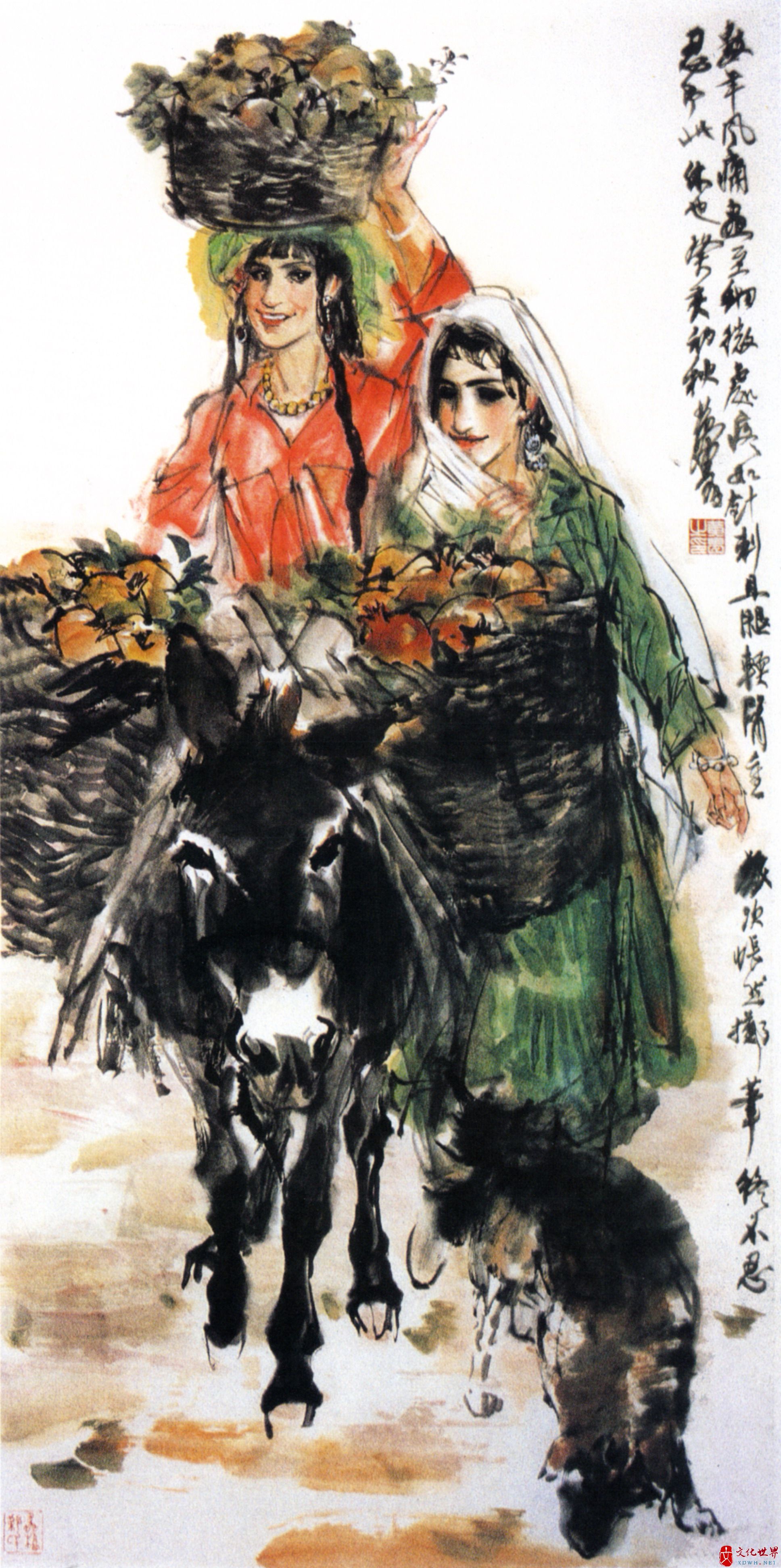 书画艺术|黄胄作品的艺术魅力与欣赏(附高清图) - 书画 - 文化世界